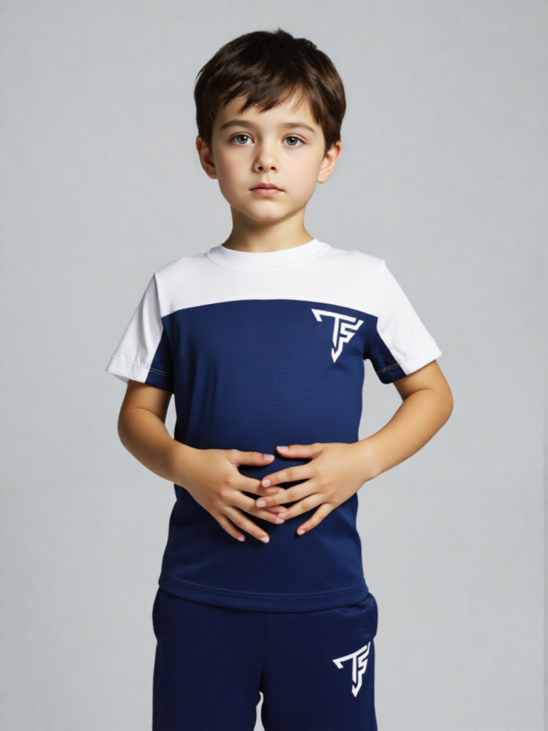 blue and white track suit blue and white track suit