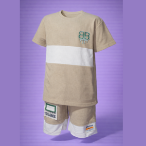 skin & brown short set (imported)