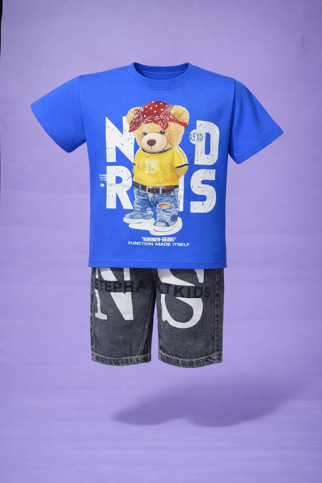 blue & jeans short set (imported) blue & jeans short set (imported)