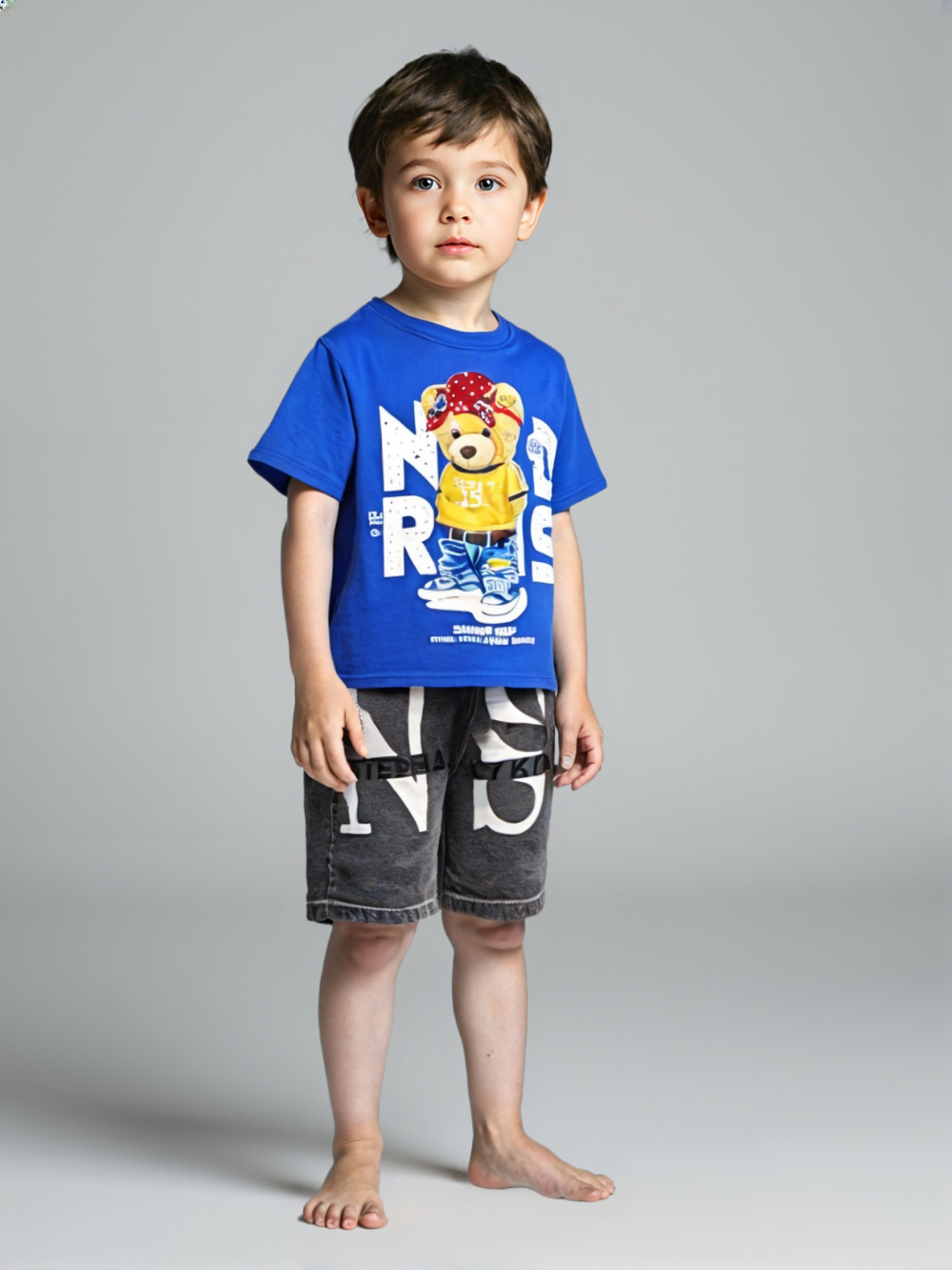 blue & jeans short set (imported) blue & jeans short set (imported)