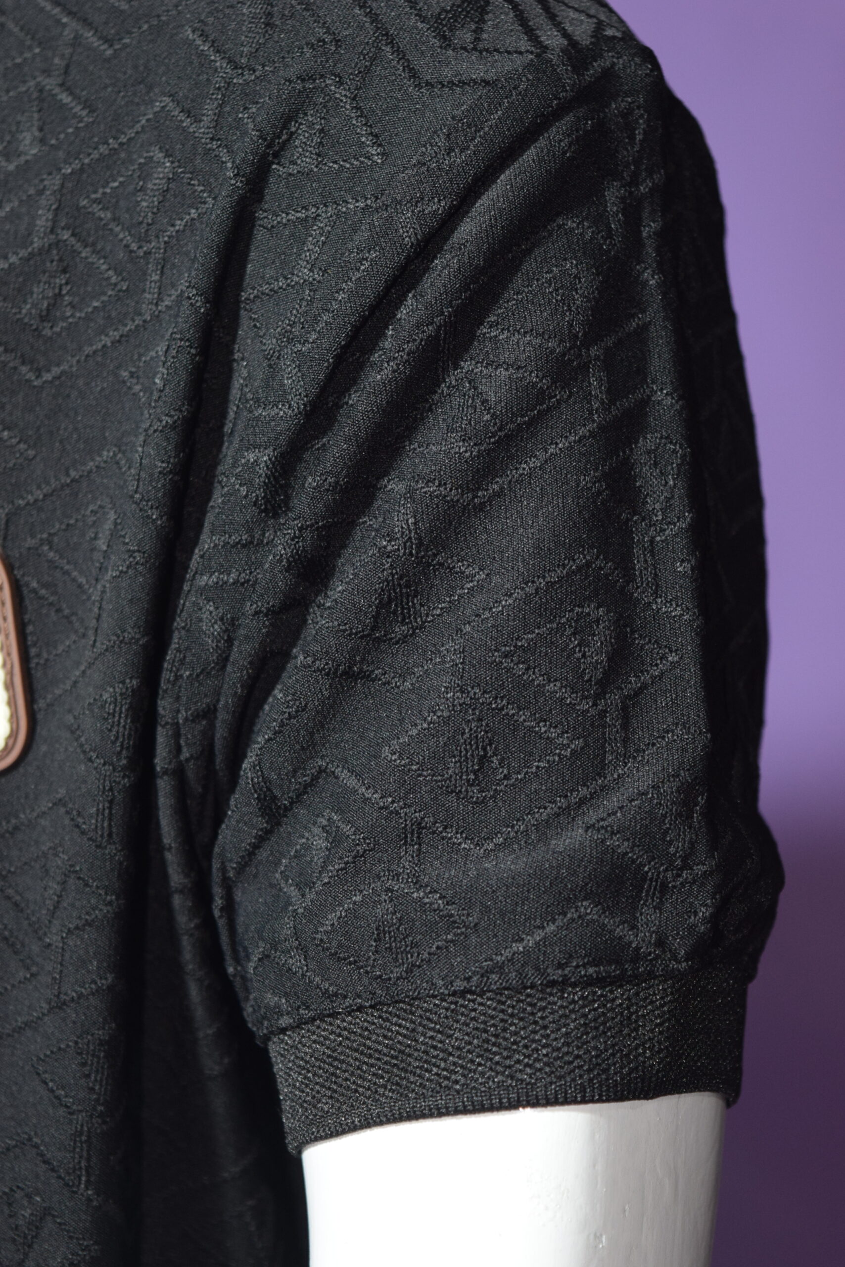 black textured polo black textured polo