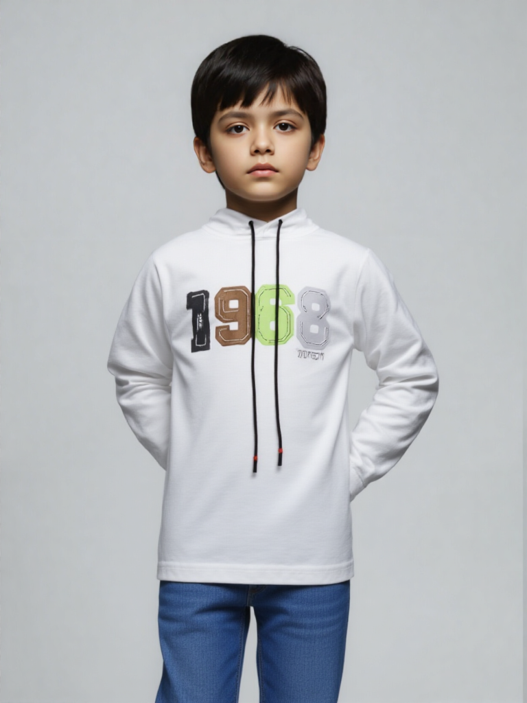 white hodded t shirt (imported) white hodded t shirt (imported)