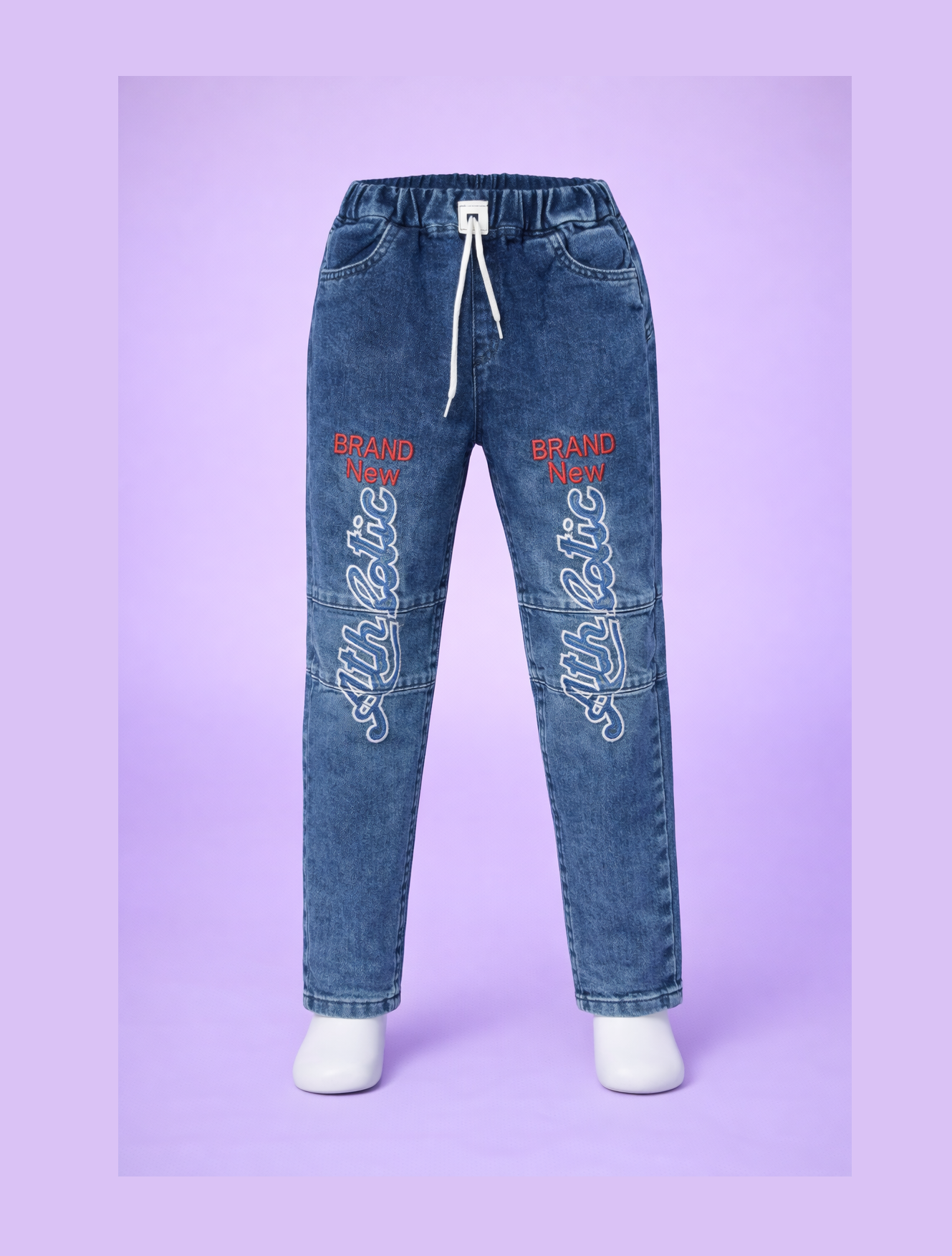 denim blue jeans (atlantic embroidery) denim blue jeans (atlantic embroidery)