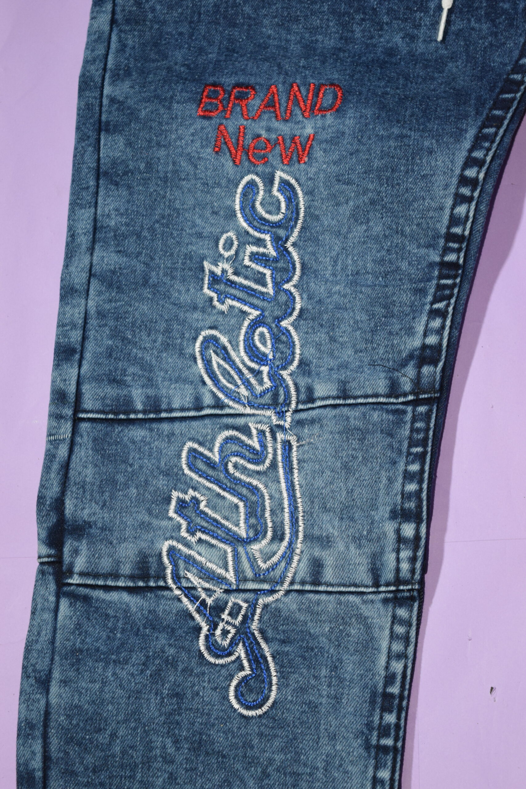 denim blue jeans (atlantic embroidery) denim blue jeans (atlantic embroidery)