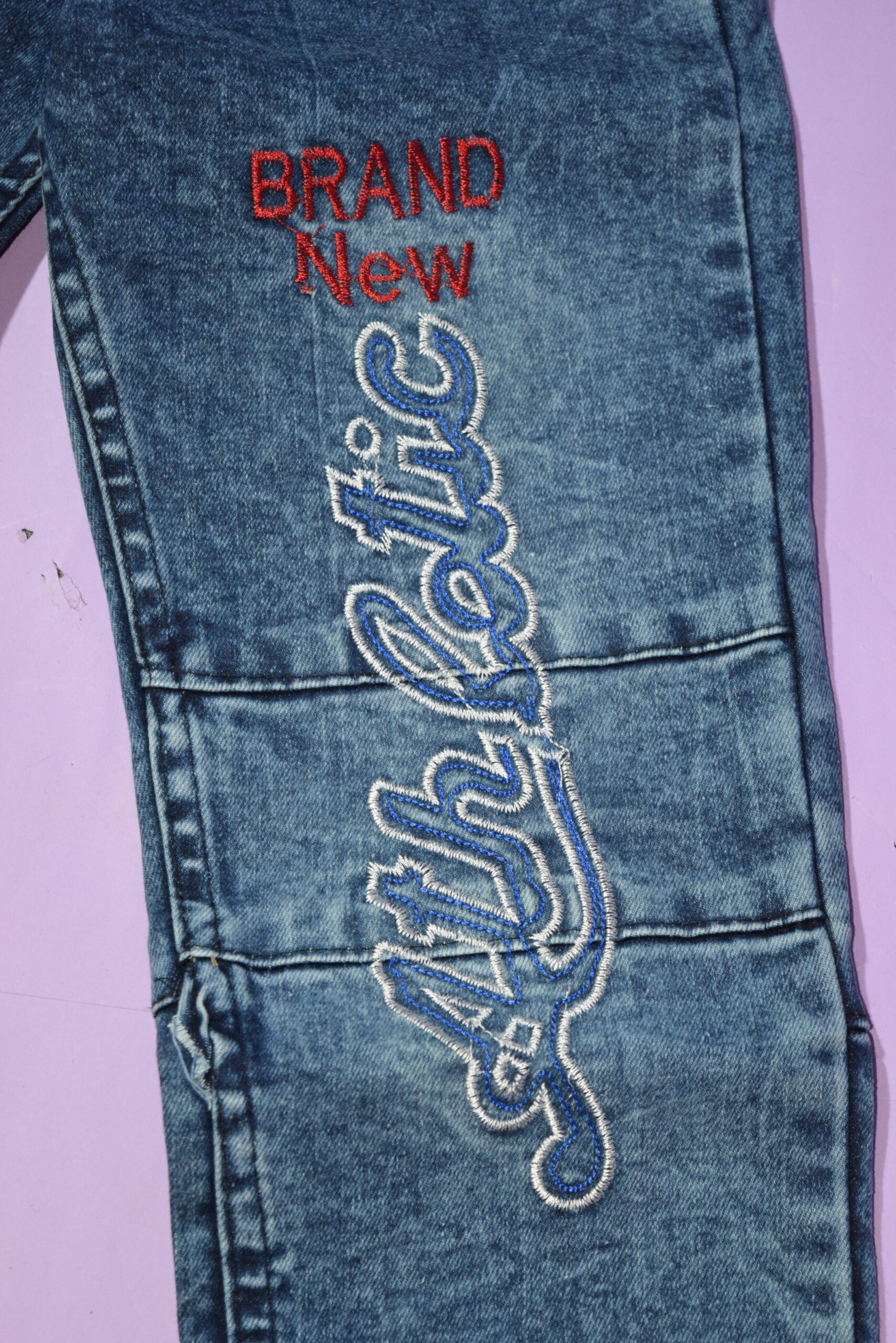 denim blue jeans (atlantic embroidery) denim blue jeans (atlantic embroidery)