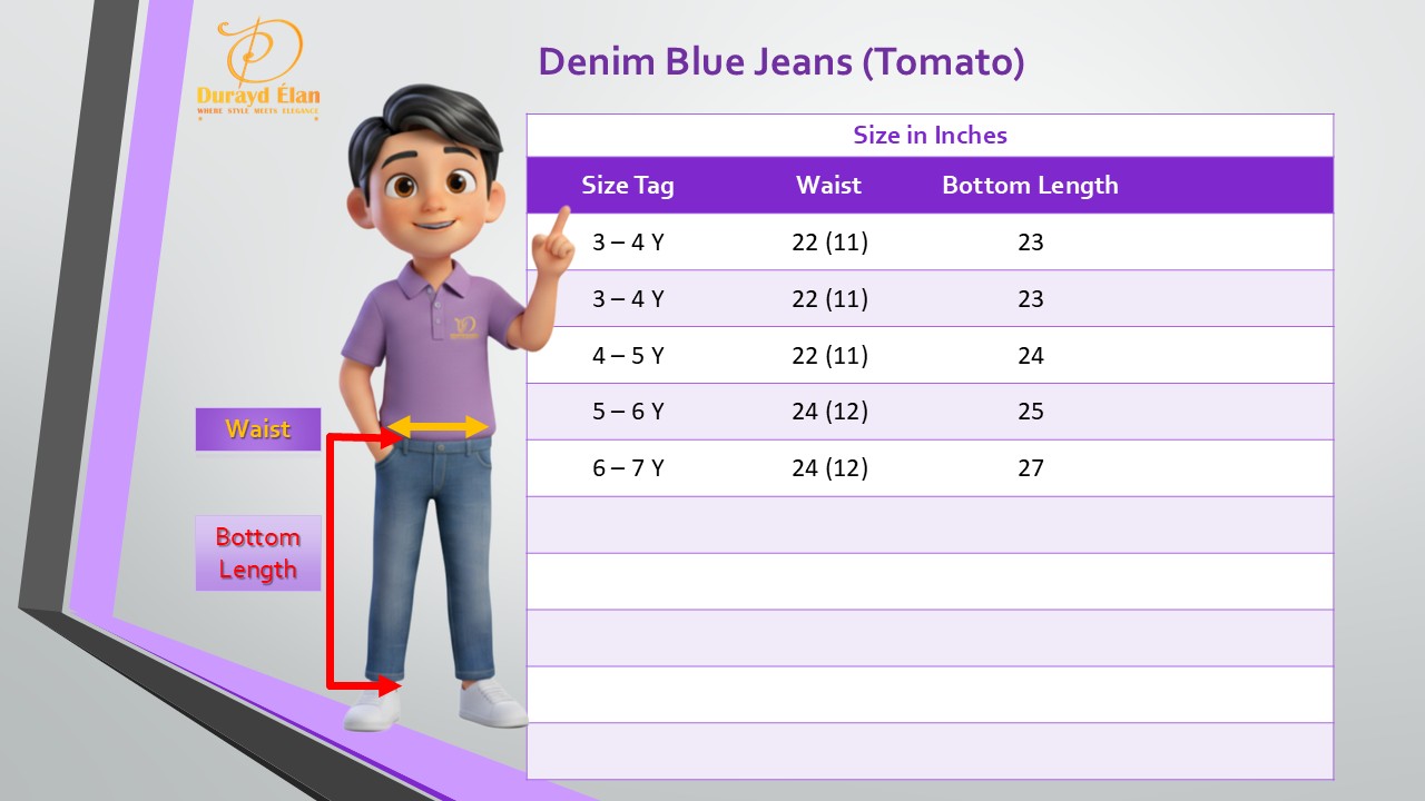 denim blue jeans (tomato) denim blue jeans (tomato)