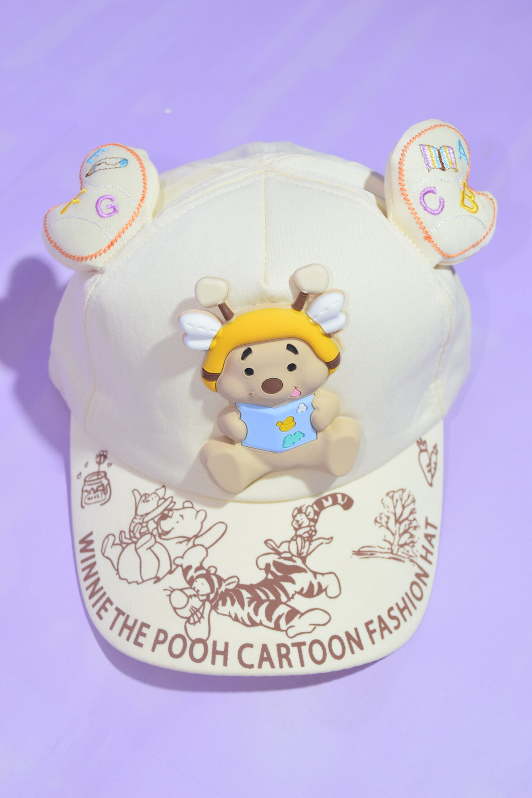 skin kids cartoon cap with cute 3d bear (imported) skin kids cartoon cap with cute 3d bear (imported)
