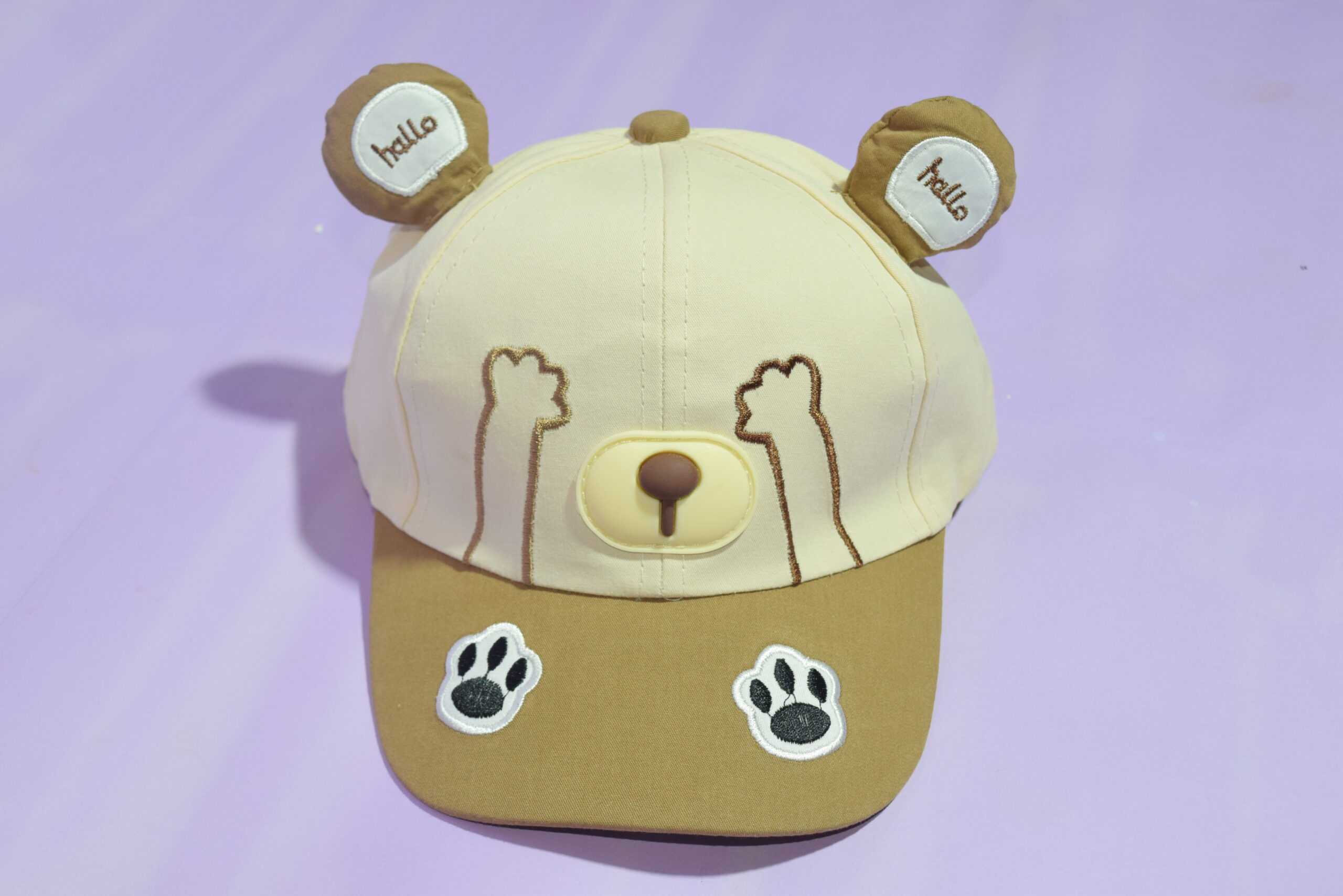 skin & brown kids cartoon cap (imported) skin & brown kids cartoon cap (imported)
