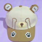 skin & brown kids cartoon cap (imported)