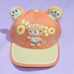skin kids cartoon cap with cute 3d bear (imported) (copy)